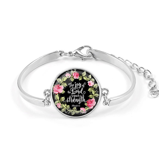 Handmade Bible Verse Bracelet – Christian Scripture Jewelry Gift