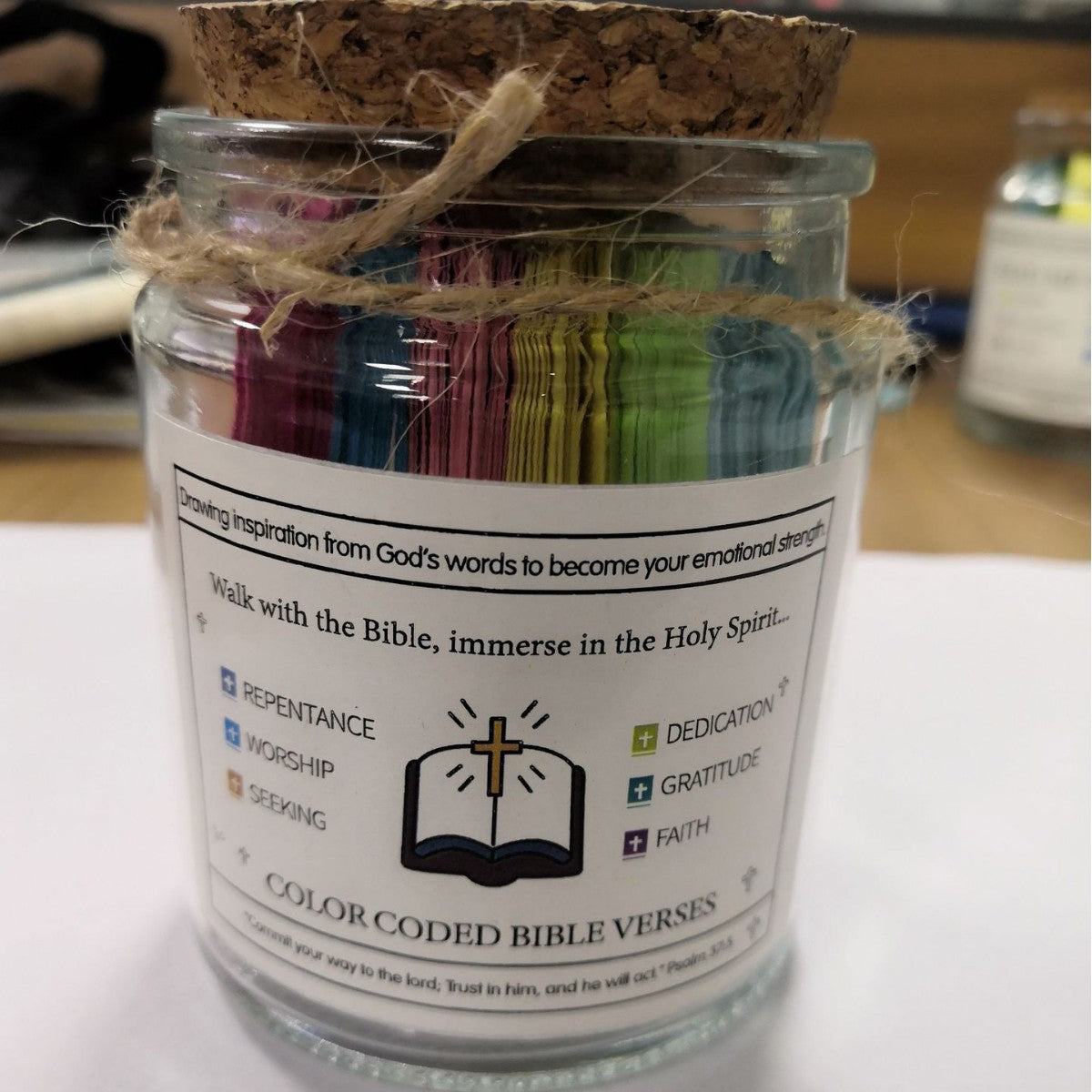 Bible Verses in a Jar – Christian Prayer Gifts & Faith Keepsakes
