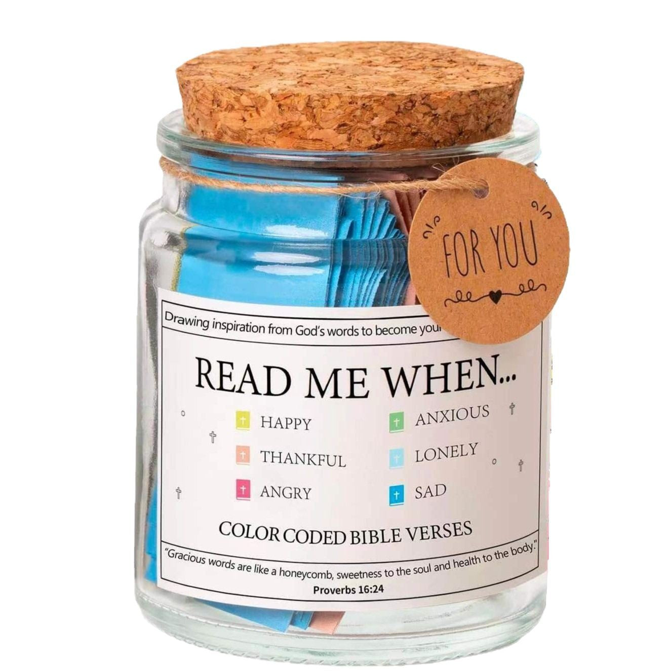 Bible Verses in a Jar – Christian Prayer Gifts & Faith Keepsakes